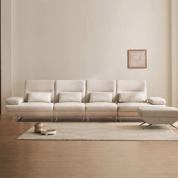 그랑블 6인 라클라우드 그랑블 스윙 기능성 패브릭 소파 6인용 (아이보리 or 그레이) (그랑블 6인) 렌탈 상품 대표 이미지