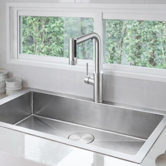 코리나 세레노 910 사각 싱크볼 Sereno 910 (나노코팅) 싱크대 렌탈 상품 이미지