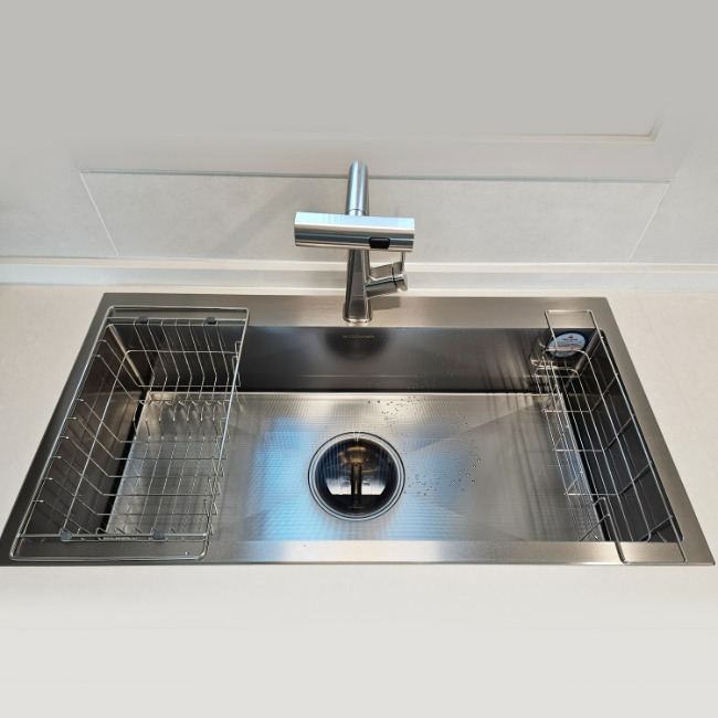 코리나 세레노 880 사각 싱크볼 Sereno 880 (나노코팅) 싱크대 렌탈 상품 대표 이미지