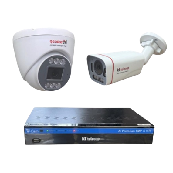 KT-5MP16L 카메라 11EA_프리미엄P KT CCTV 녹화기 500만 DVR KTT-5MP16PAI 카메라 11대 (프리미엄 화질UP) 렌탈 상품 대표 이미지
