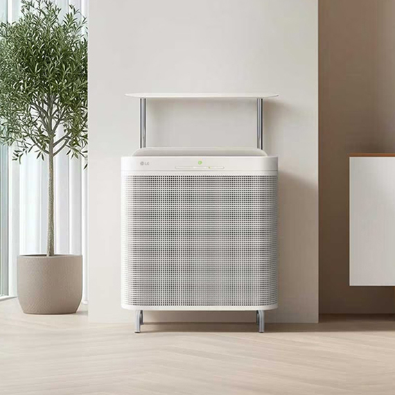 렌탈(소유권이전) LG 퓨리케어 AI 오브제컬렉션 월핏 스탠드 공기청정기 18평형 선반 KIT (카밍 베이지) (AS185LSAAS) AS185LSAAS 렌탈 상품 대표 이미지