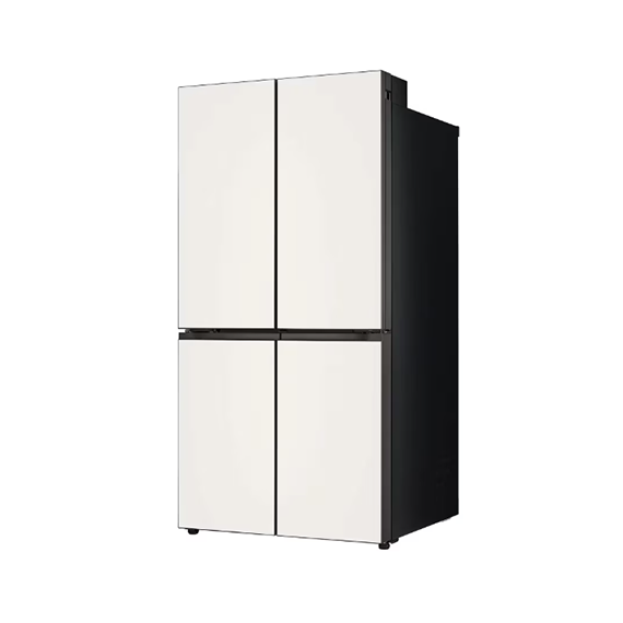 렌탈(소유권이전) LG 디오스 AI 오브제컬렉션 STEM 베이직 냉장고 퓨어프레쉬 매직스페이스 (글라스) 854L 베이지 (M876GBB161) 방문관리(라이트) M876GBB161_LG케어 렌탈 상품 대표 이미지