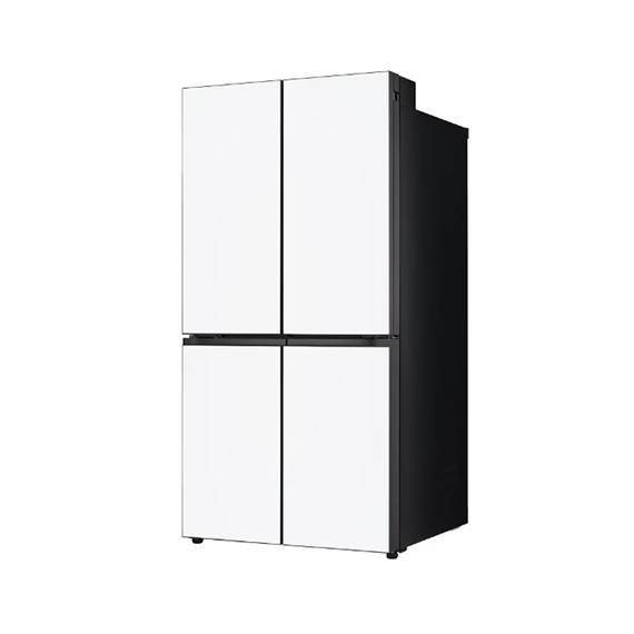 렌탈(소유권이전) LG 디오스 AI 오브제컬렉션 STEM 베이직 냉장고 퓨어프레쉬 매직스페이스 (글라스) 854L 화이트 (M876MQQ161) 방문관리(라이트) M876MQQ161_LG케어 렌탈 상품 대표 이미지