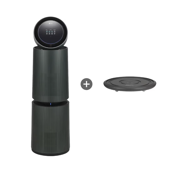 렌탈(소유권이전) LG 퓨리케어 오브제컬렉션 AI+ 360° 공기청정기 35평형 네이처 그린 (AS356NGMAM) 3개월 방문관리 (프리미엄케어) AS356NGMAM 프리미엄 3개월_LG케어 렌탈 상품 대표 이미지