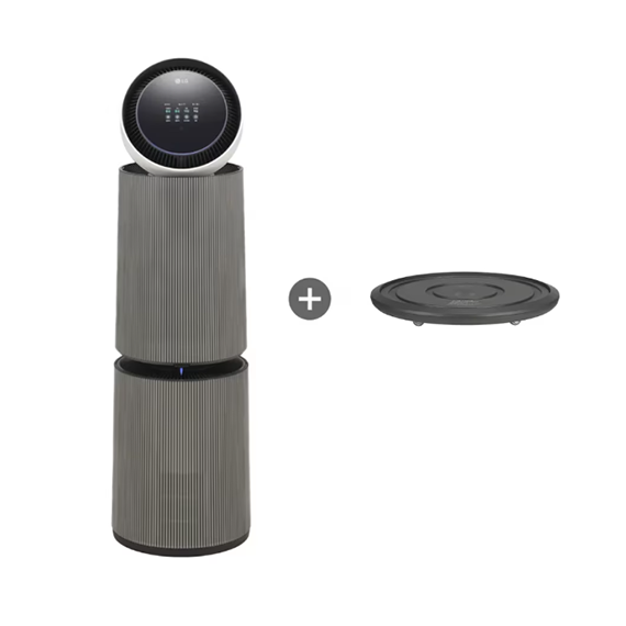 렌탈(소유권이전) LG 퓨리케어 오브제컬렉션 AI+ 360° 공기청정기 35평형 카밍 베이지 (AS356NSMAM) 6개월 방문관리 (라이트케어) AS356NSMAM 라이트 6개월_LG케어 렌탈 상품 대표 이미지