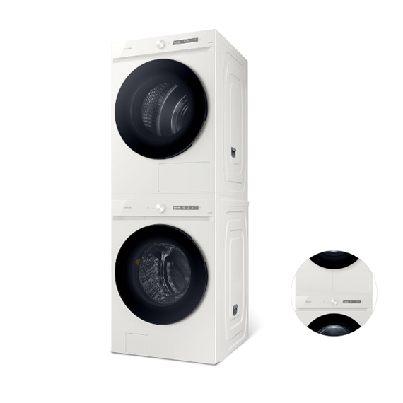 삼성 비스포크 AI 세탁기+건조기 워시타워 (WF24D20CEEC) 렌탈 상품 이미지